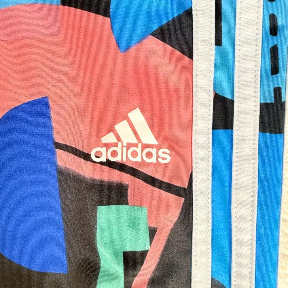 Adidas Kids Colorful Graphic Leggings size Medium‎ (10-12)